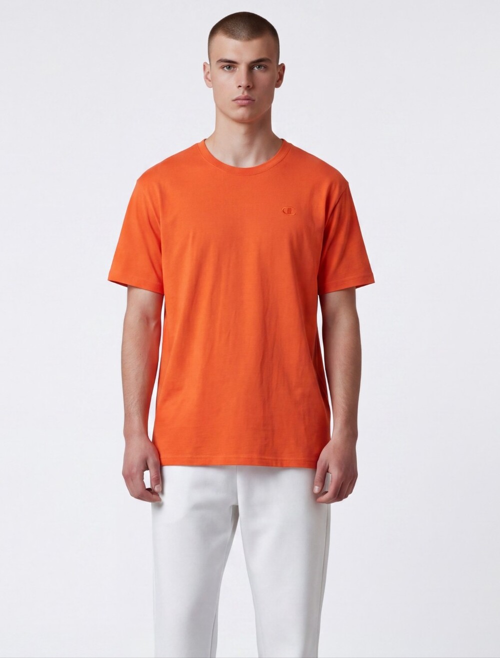 Vintage Champion Short Sleeve Crewneck Tee - Orange